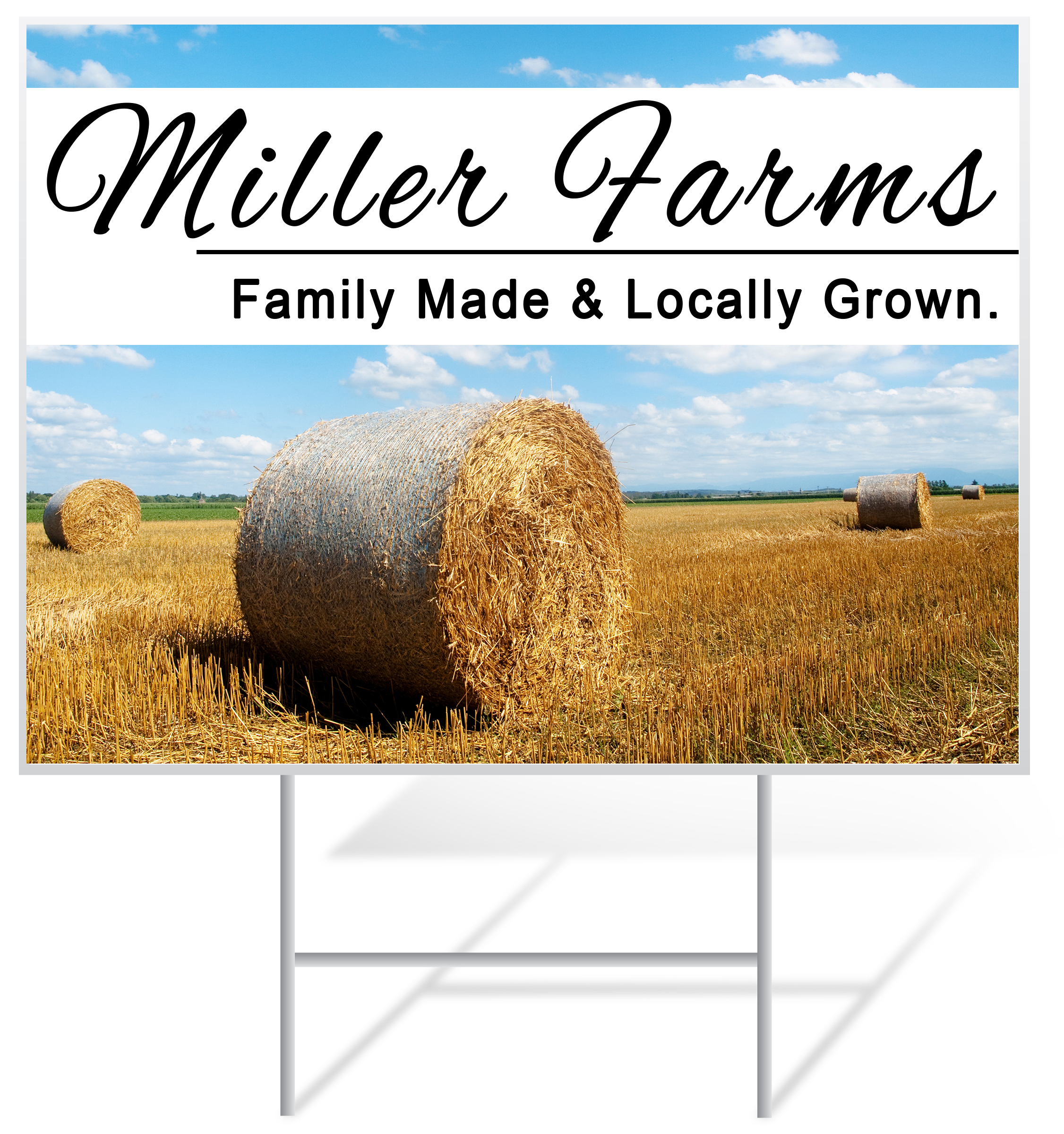 Agriculture Lawn Sign Example | LawnSigns.com
