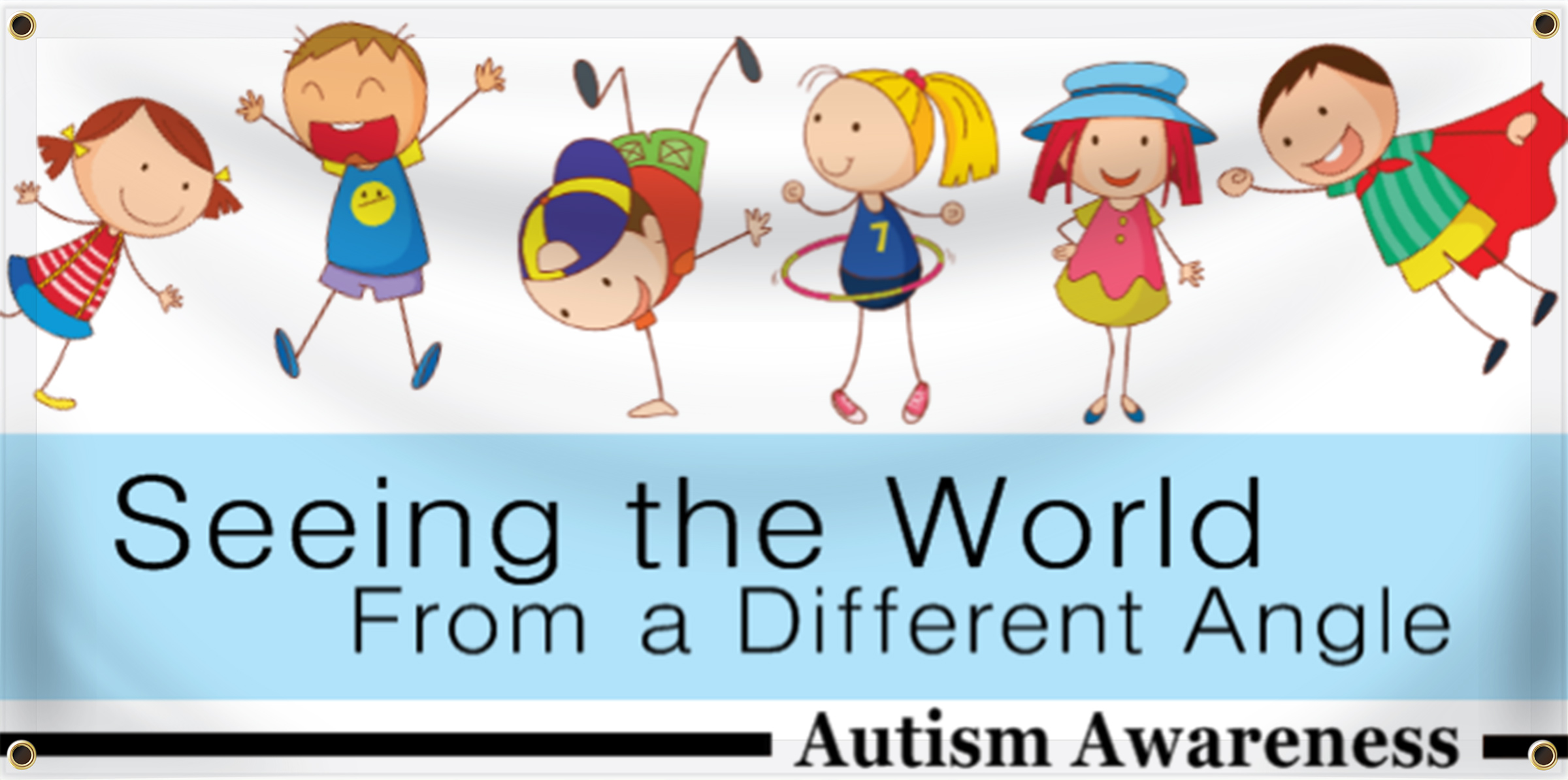 Autism Awareness Banner Idea | LawnSigns.com