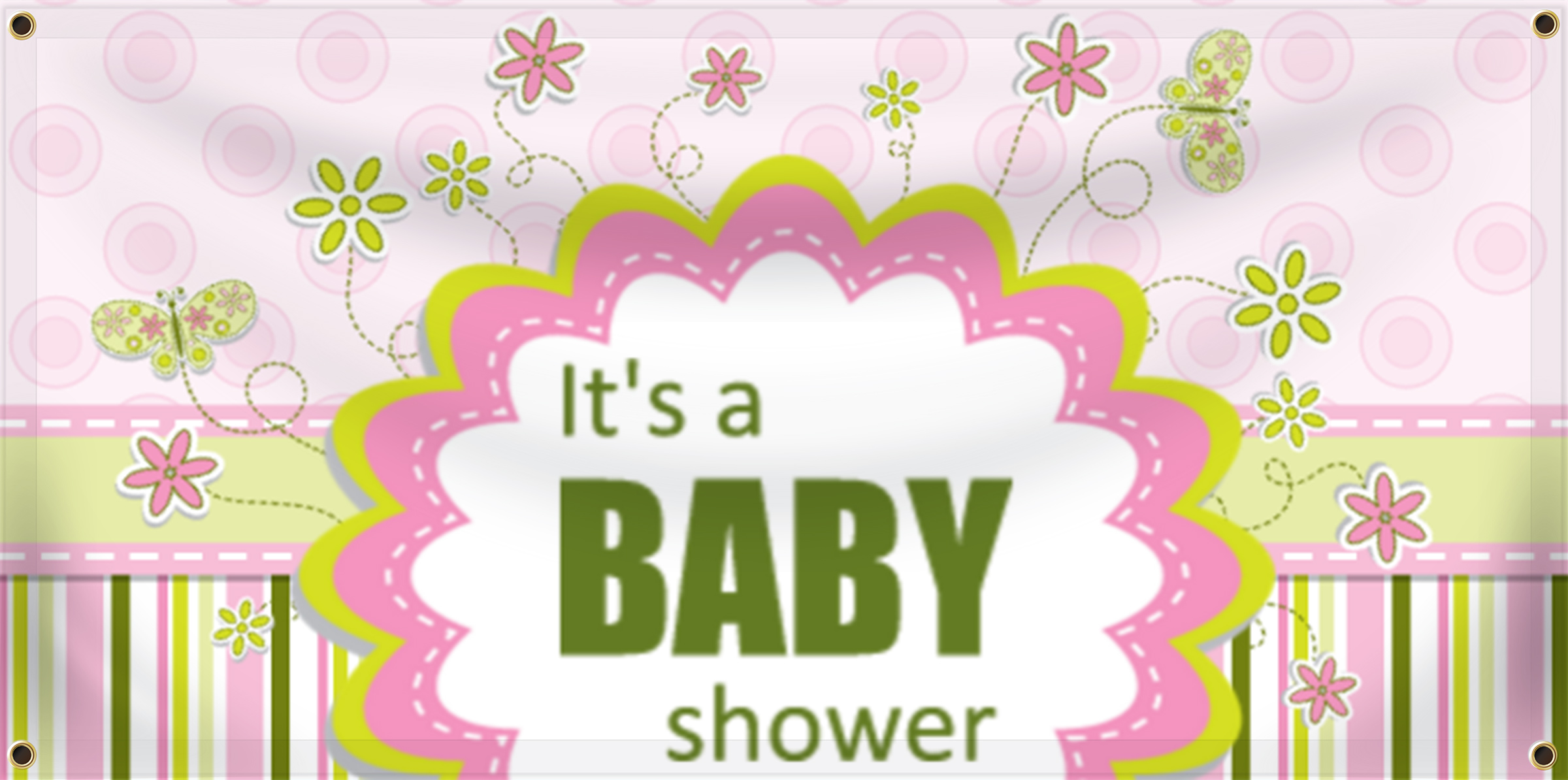 Baby Shower Banner Idea | LawnSigns.com