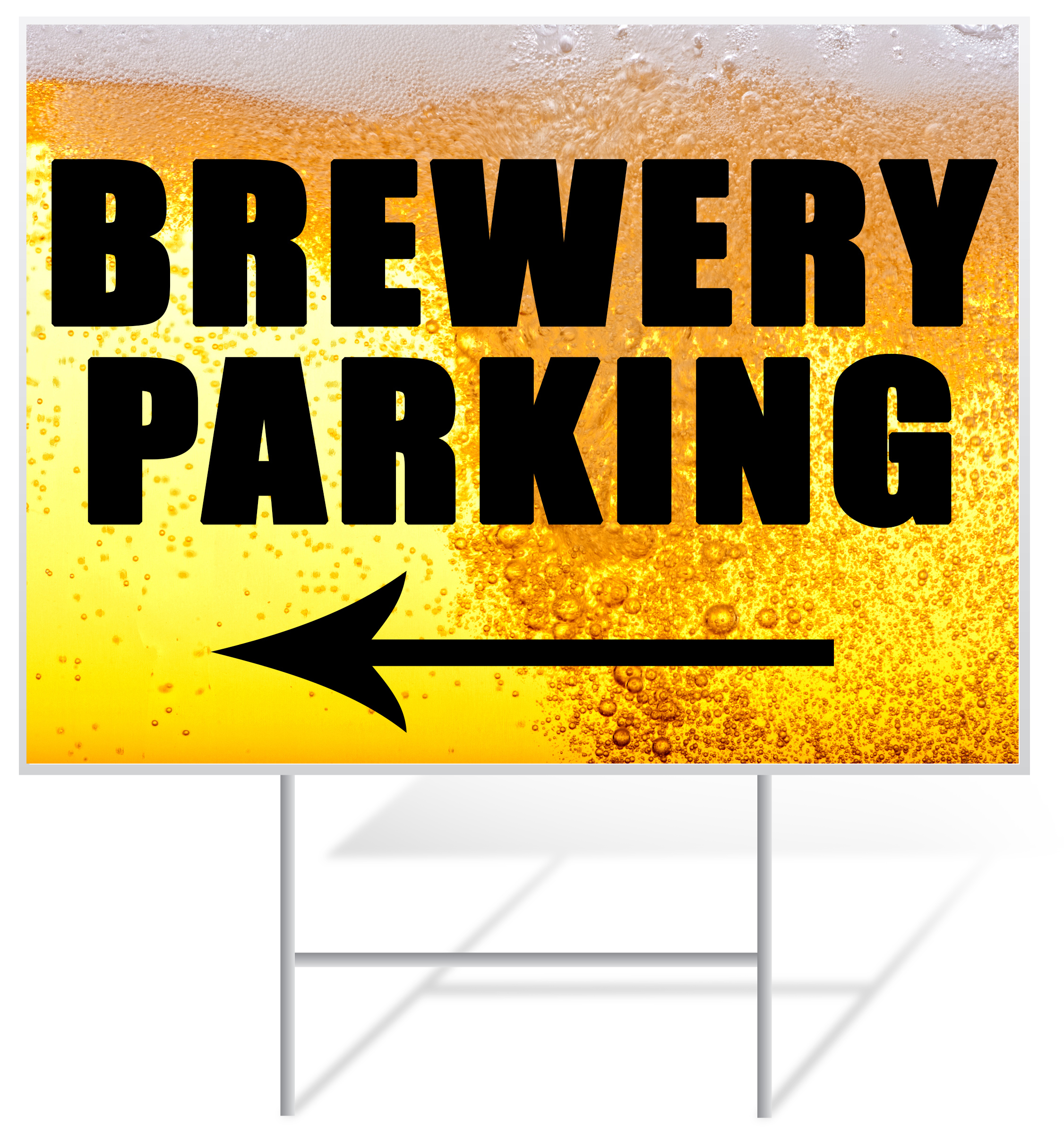 Brewery Lawn Sign Example | LawnSigns.com