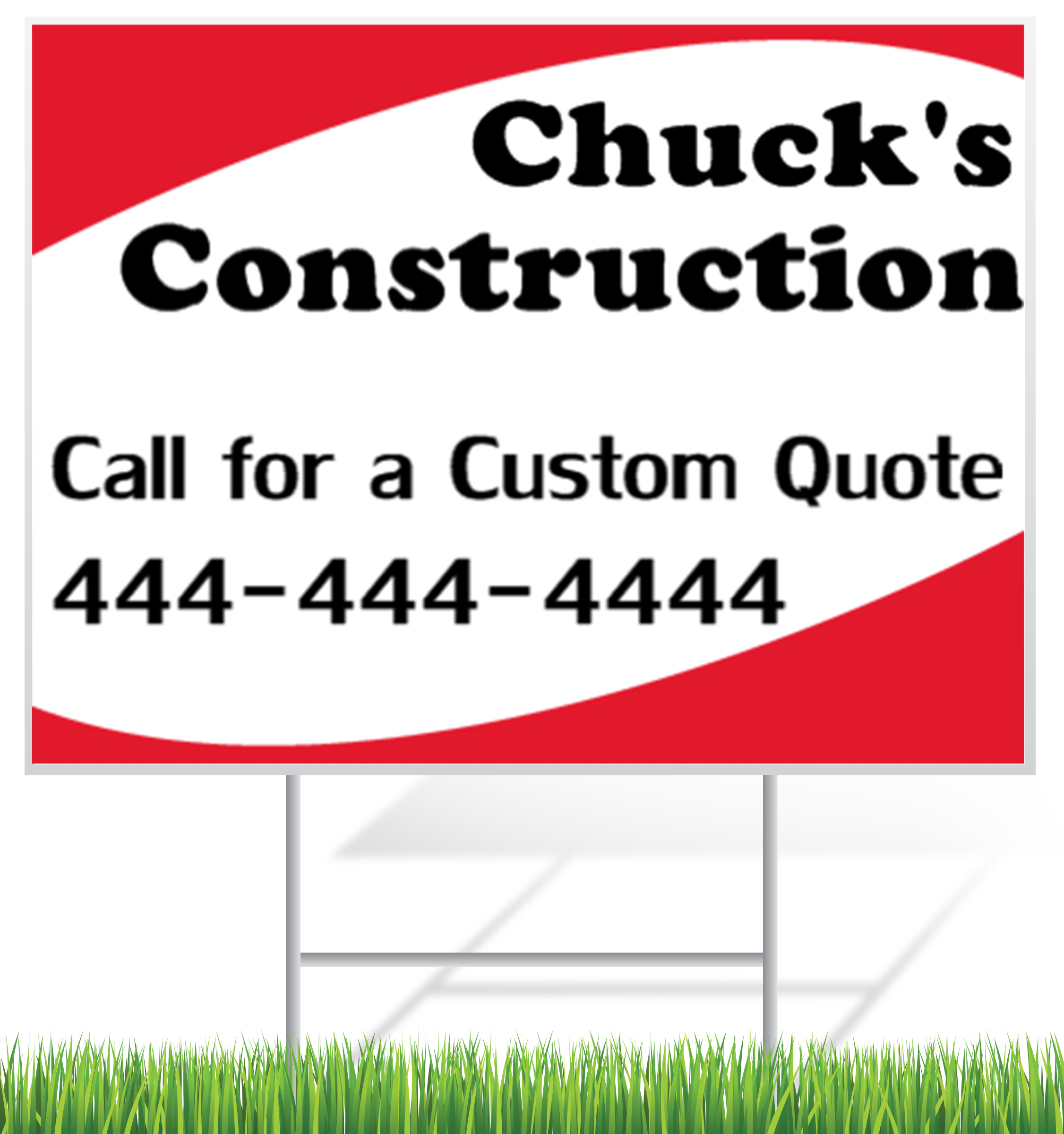 Construction Lawn Signs | LawnSigns.com