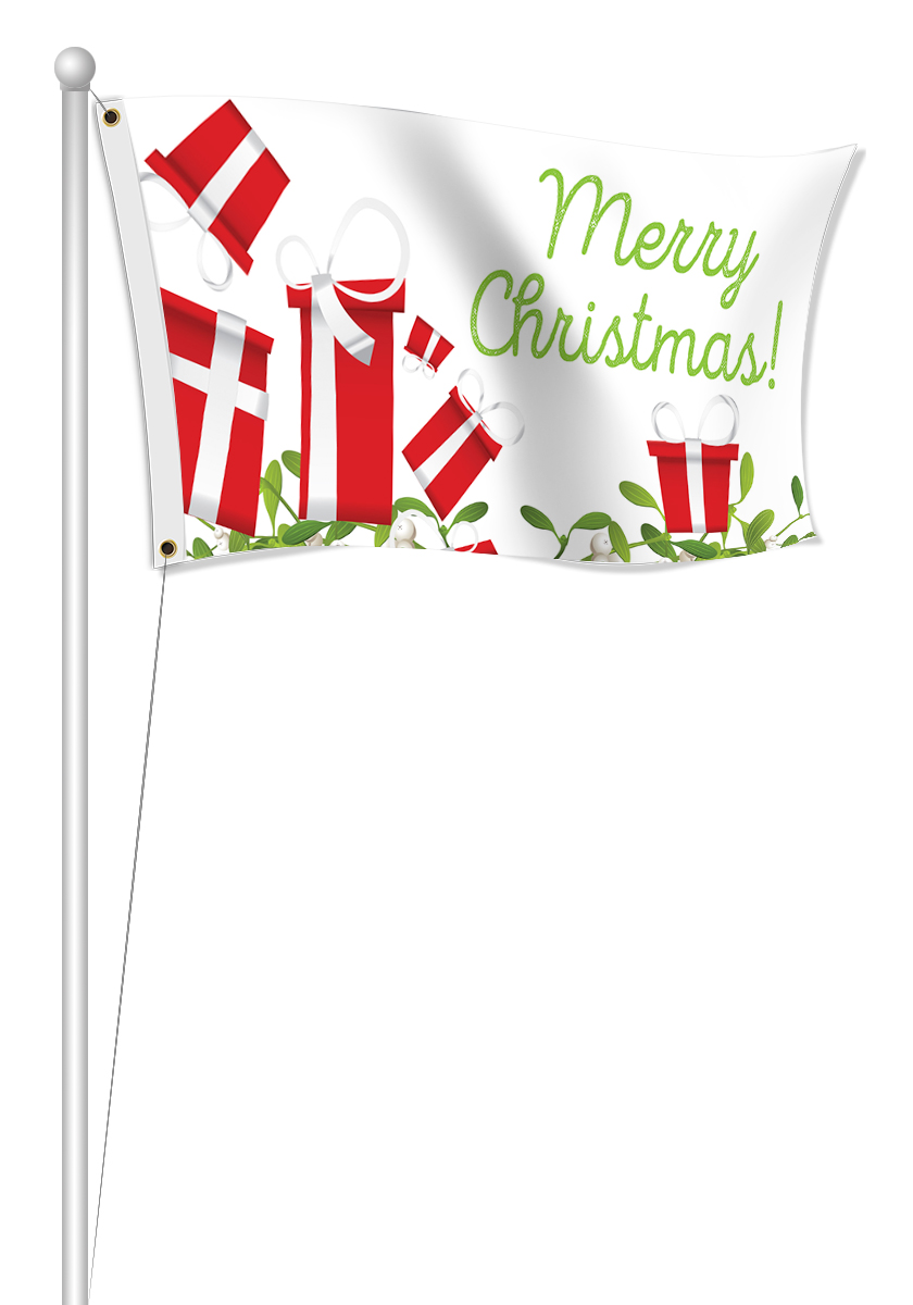 Holiday Fabric Flag Idea | LawnSigns.com