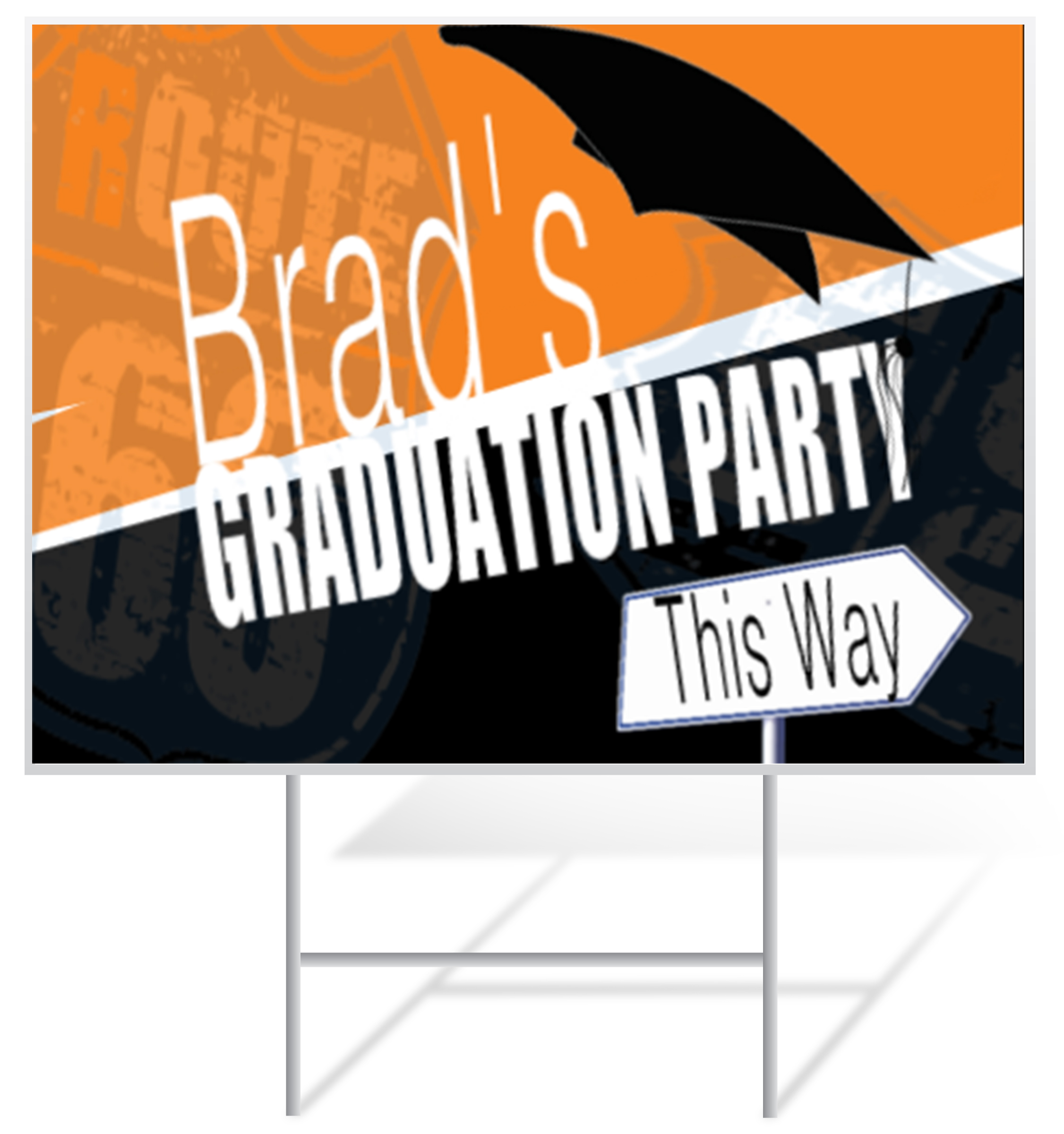 Graduation Lawn Sign Example | LawnSigns.com