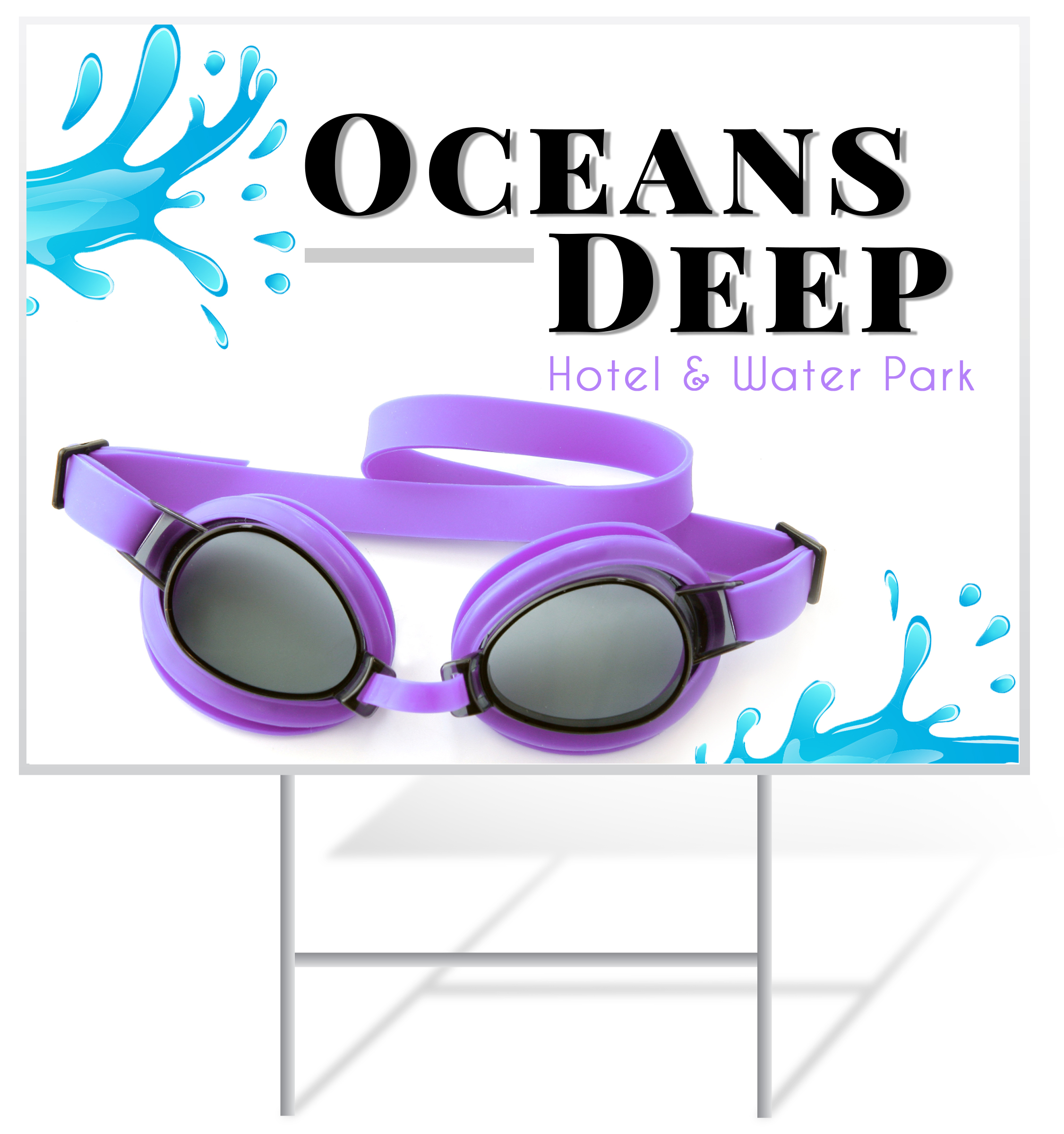 Hotel Lawn Sign Example | LawnSigns.com