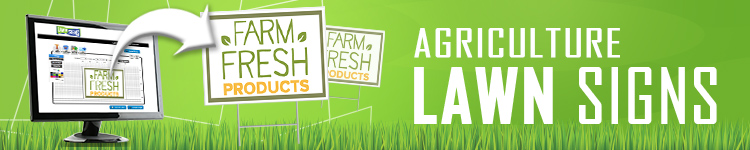 Agriculture Lawn Signs | LawnSigns.com