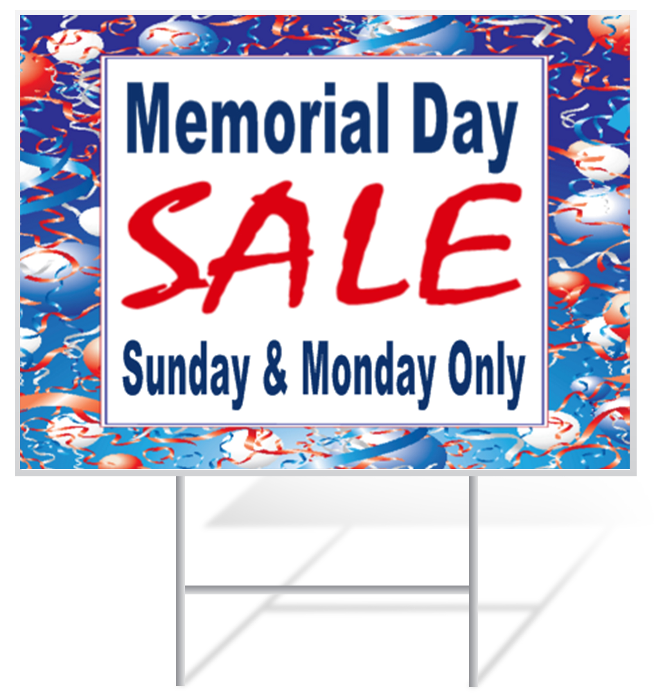 Memorial Day Lawn Sign Example | LawnSigns.com