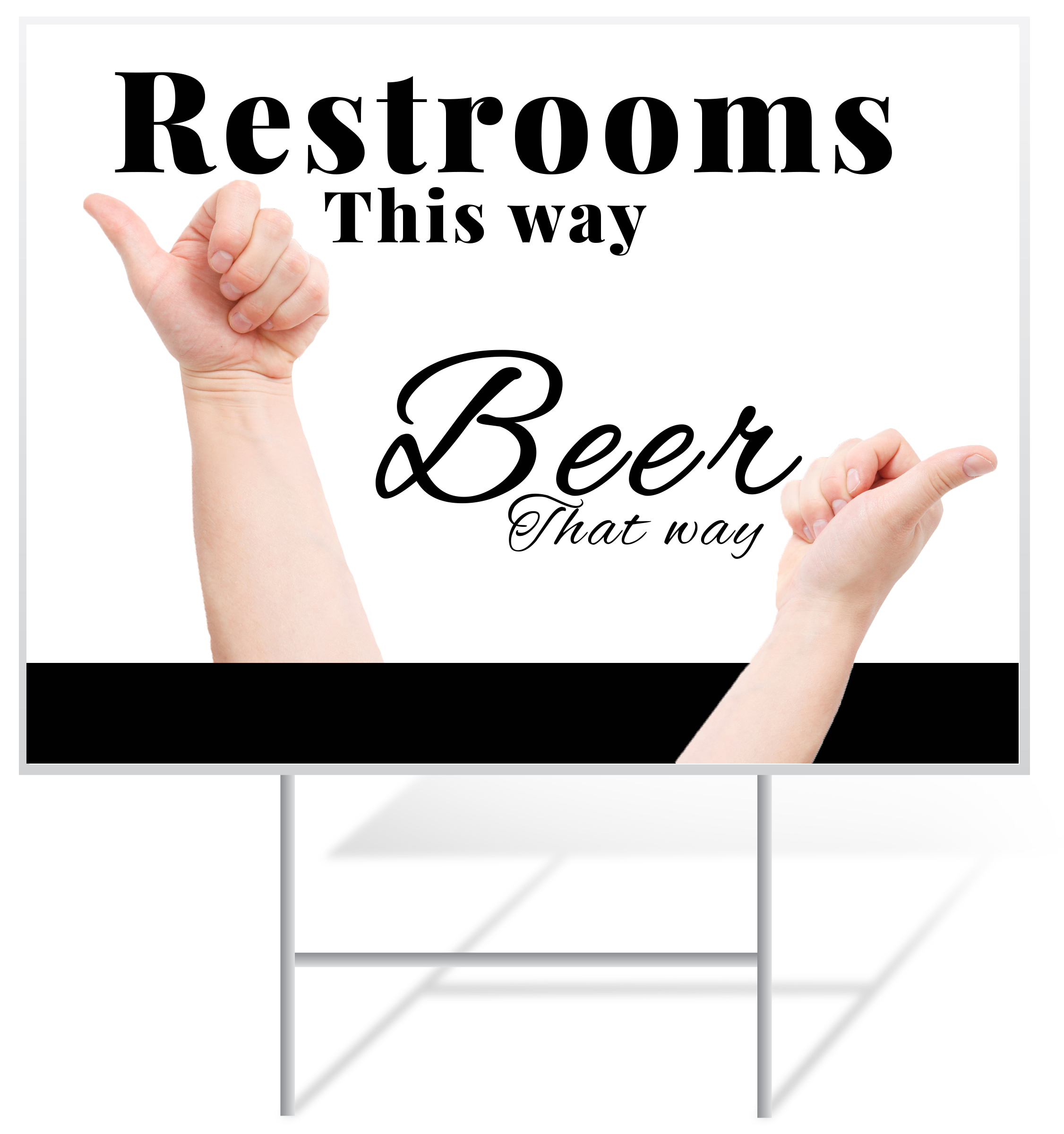 Brewery Lawn Sign Example | LawnSigns.com