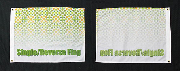 Single/ Reverse Sided Flags | LawnSigns.com