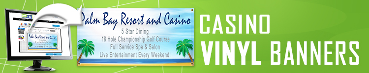 Casino Vinyl Banners | LawnSigns.com
